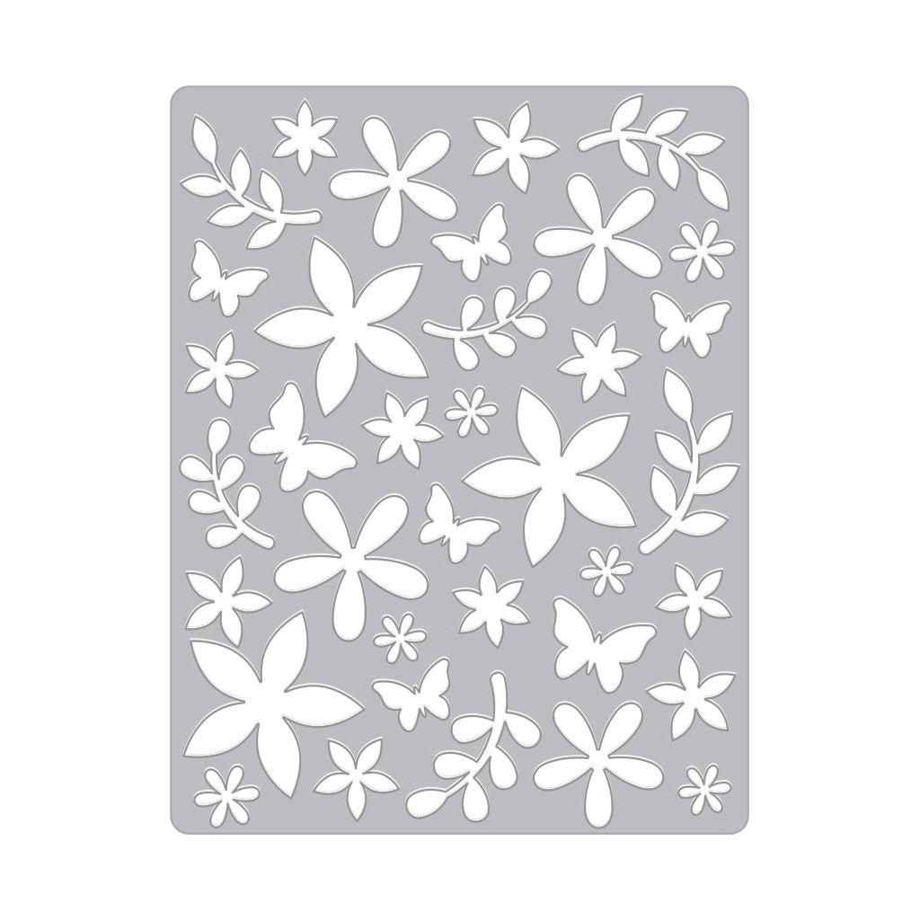 Hero Arts Flower Pattern Cover Plate df180