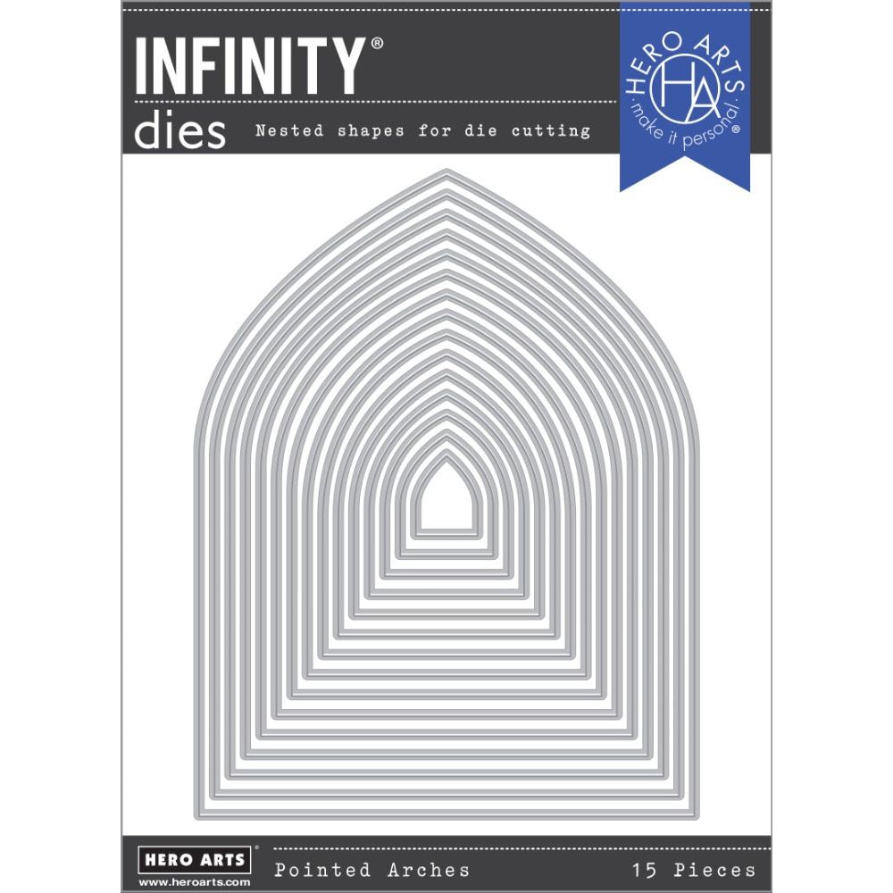 Hero Arts Infinity Dies Pointed Arches df182ha