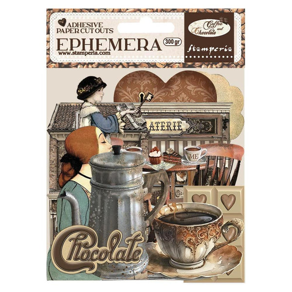 Stamperia Coffee and Chocolate Backgrounds Selection 8x8 Paper Sbbs94