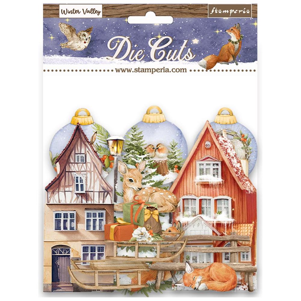 Stamperia Romantic Winter Valley Die Cuts dfldc82