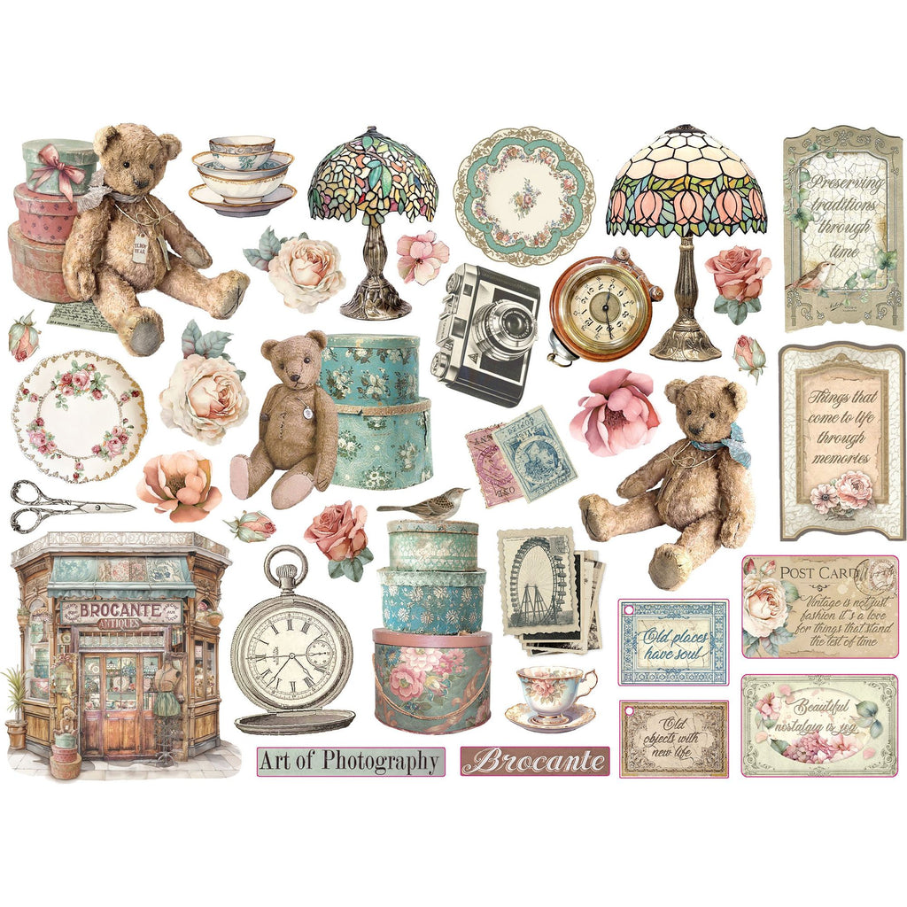 Stamperia Brocante Antiques Assorted Die Cuts dfldc94