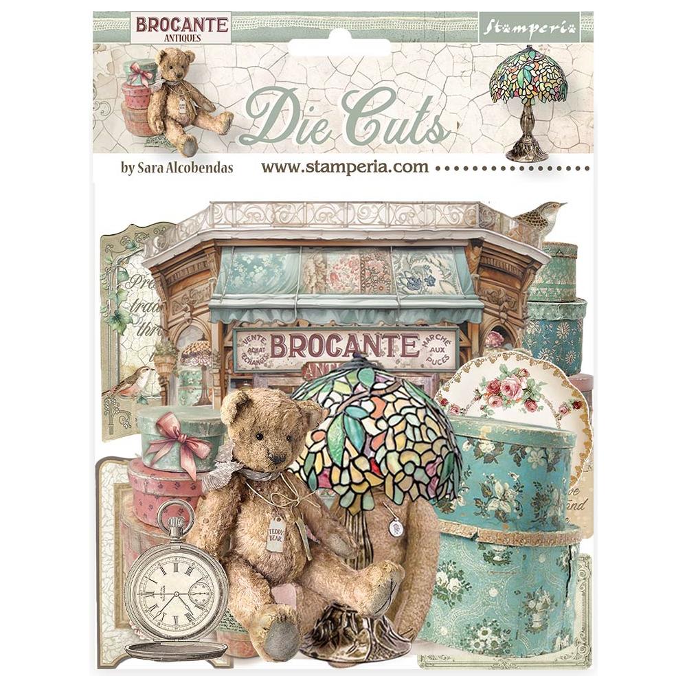 Stamperia Brocante Antiques Assorted Die Cuts dfldc94 package