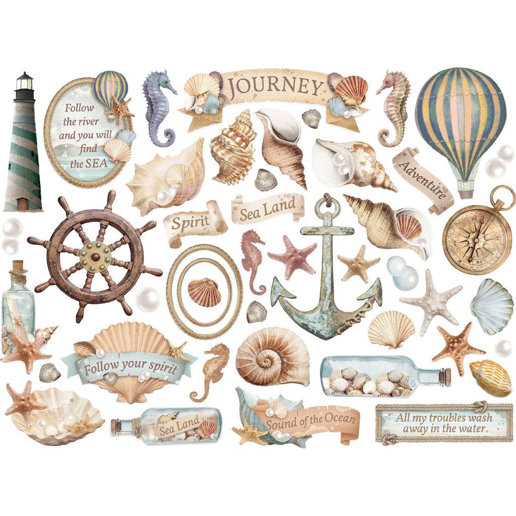 Stamperia Sea Land Assorted Die Cuts dfldc95