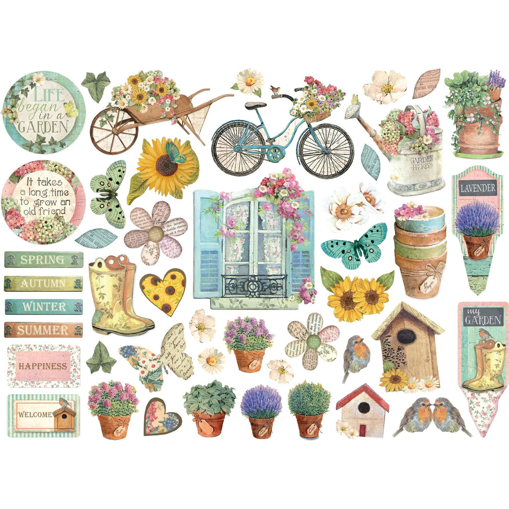 Stamperia Garden Assorted Die Cuts dfldc97