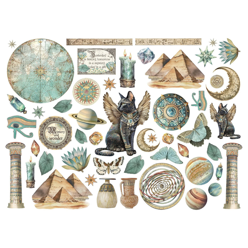 Stamperia Fortune Assorted Die Cuts dfldc98 pieces