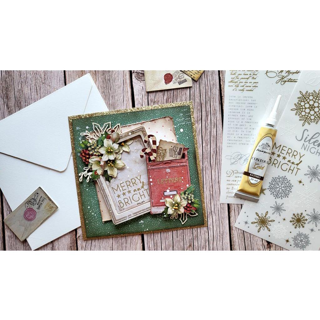 Stamperia Create Happiness Christmas Letters Rub On Transfer dflrb43 merry card | color-code:ALT01