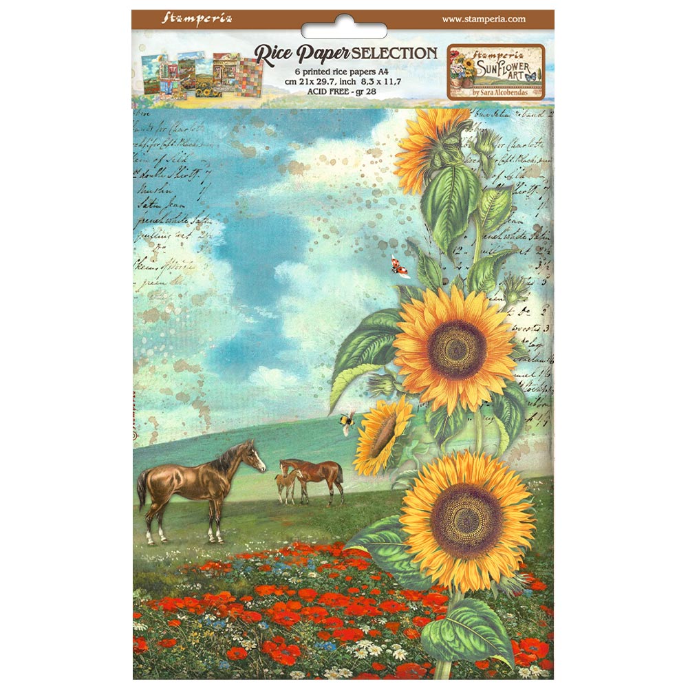 Stamperia Collection B - Decoupage Rice Paper A4 Sheet - VARIOUS DESIGNS