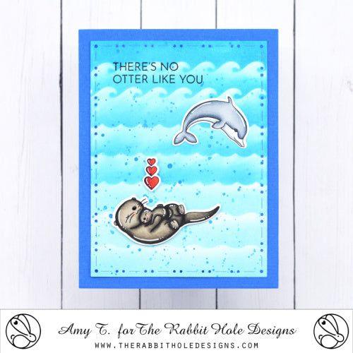 The Rabbit Hole Designs Sea-ing is Believing Coordinating Dies TRH-203D otter