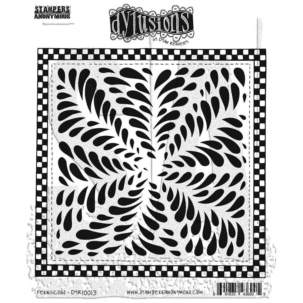 Dyan Reaveley Fernilicous Dylusions Cling Stamps dyr10013