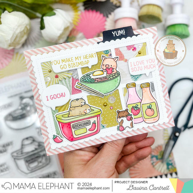 Mama Elephant Bibimbap Clear Stamps and Die Set i gotchu