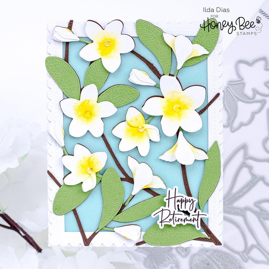 Honey Bee Rest And Relaxation Clear Stamps hbst-608 Happy Retirement Card