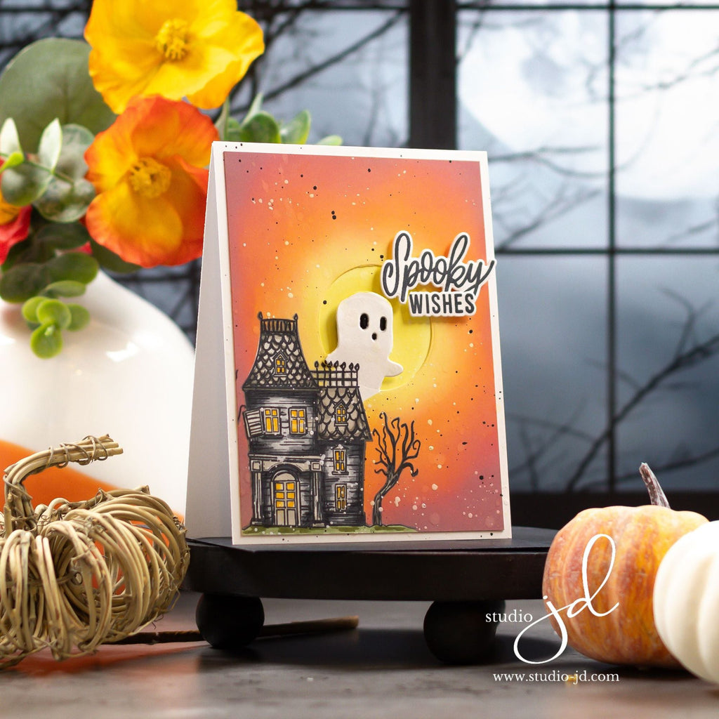 Simon Says Stamp Delightful Ghost Wafer Dies s980 Sweet Wishes Halloween Card | color-code:ALT01