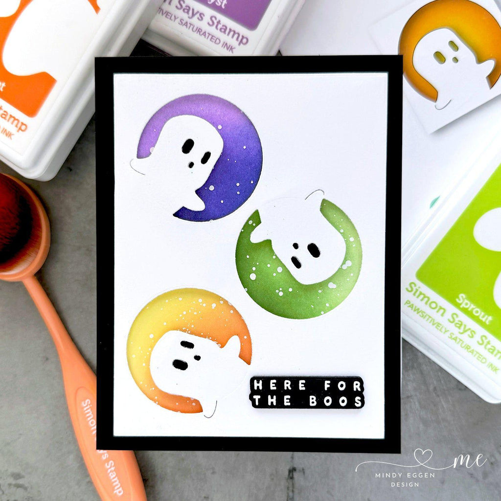 Simon Says Stamp Delightful Ghost Wafer Dies s980 Sweet Wishes Halloween Card | color-code:ALT02