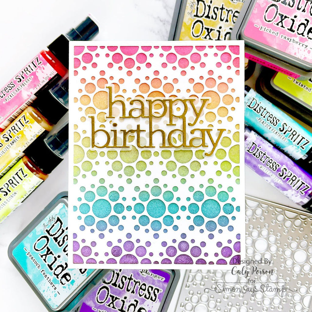 Tim Holtz Peeled Paint Distress Spritz tdu86406 Caly Person Card | color-code:ALT05