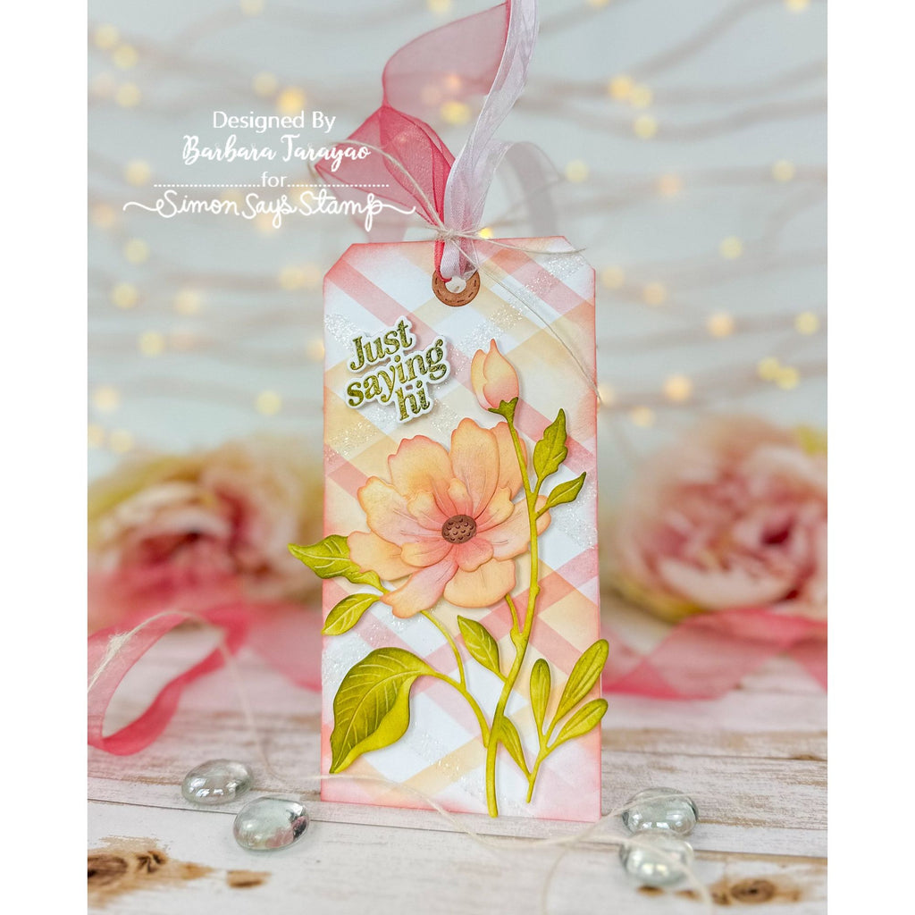 Simon Says Stamp Divine Peony Wafer Dies s919 Sunny Vibes Hi Tag | color-code:ALT03