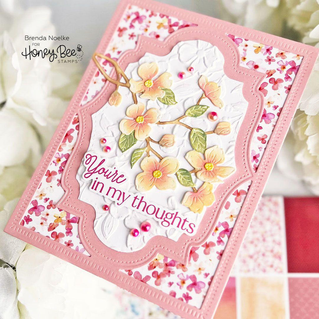 Honey Bee Pastel Pearl Stickers hbgs-prl09 You’re In My Thoughts Card | color-code:ALT02