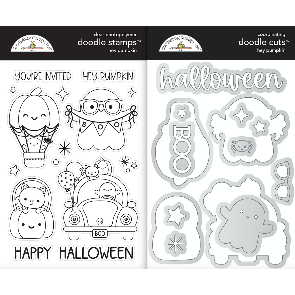 Doodlebug Hey Pumpkin Stamps and Dies Set