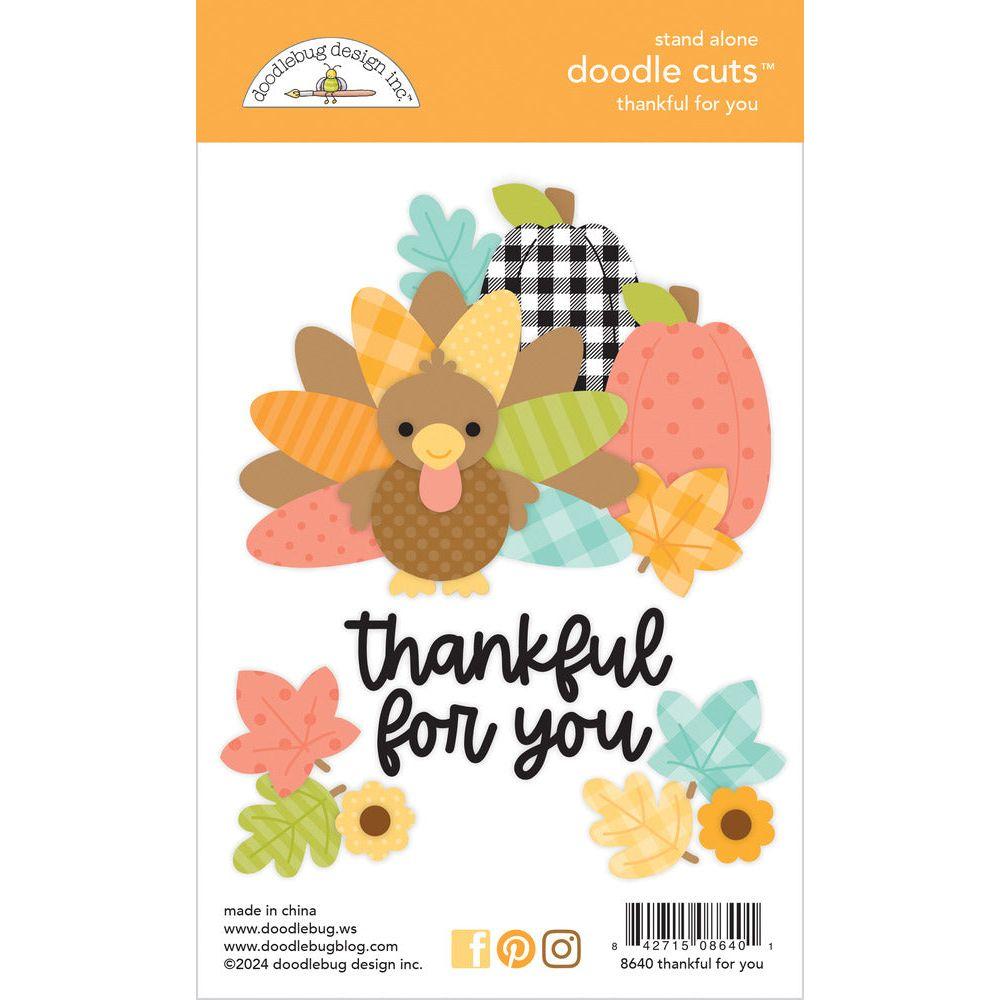 Doodlebug Thankful for You Doodle Cuts 8640