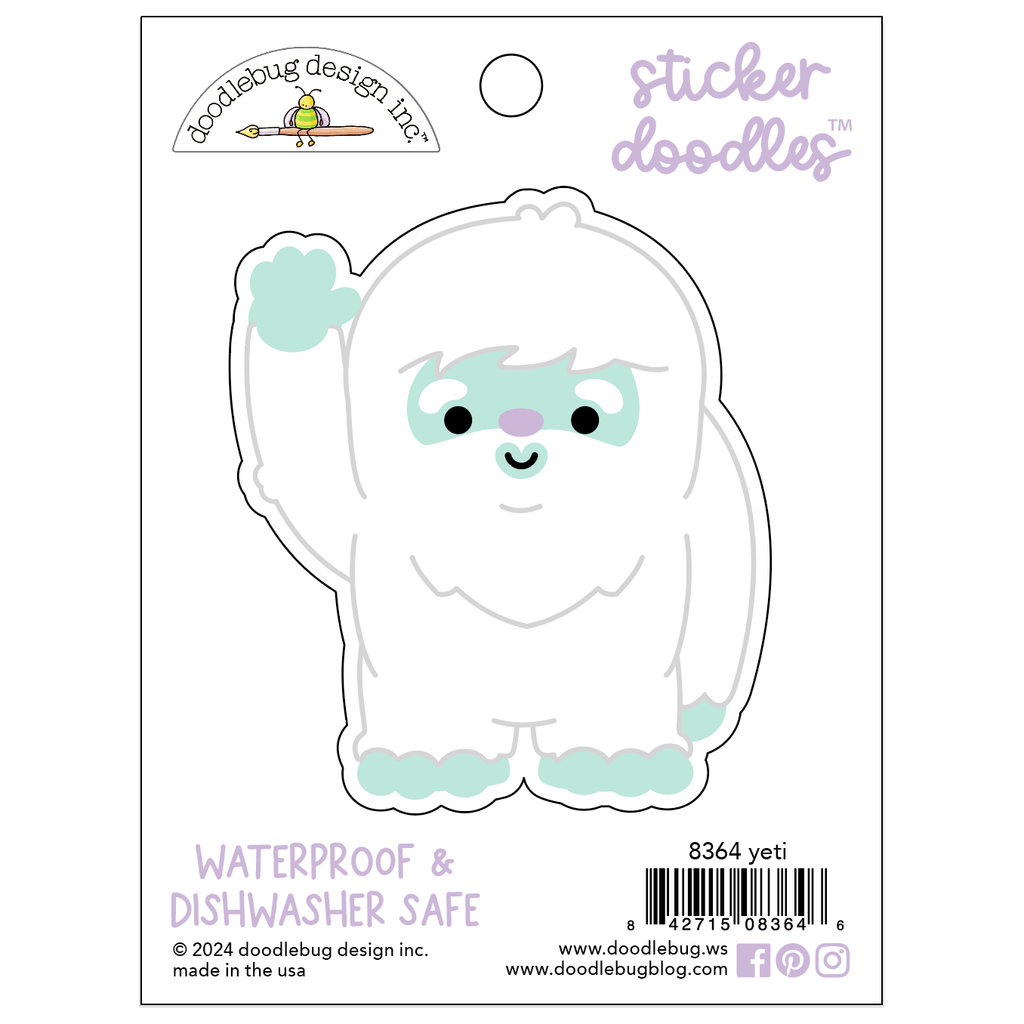 Doodlebug Yeti Sticker Doodle 8364