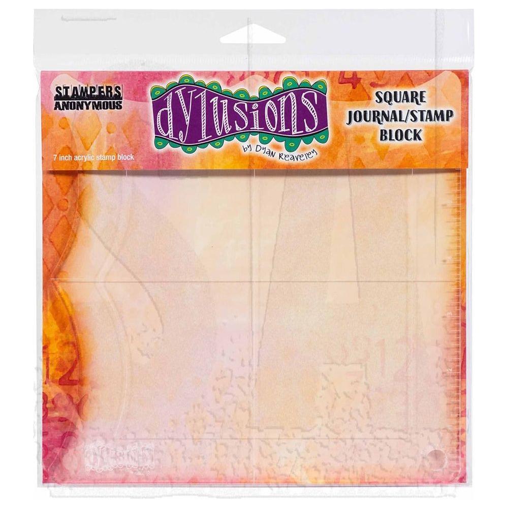 Dyan Reaveley Square Stamp Journal Block Dylusions dyssb