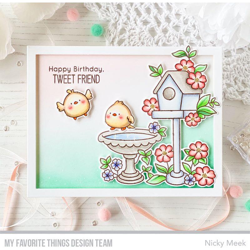 My Favorite Things Tweet Friends Clear Stamps and Dies Happy Birthday | color-code:alt1