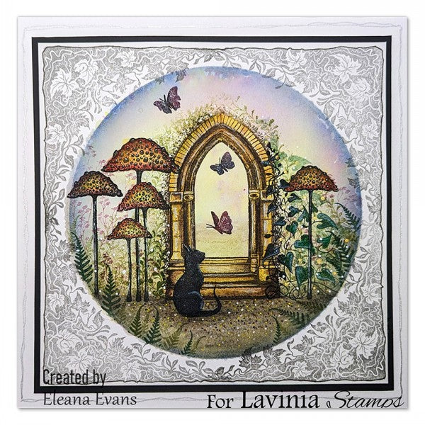 Lavinia Stamps Arch of Angles Clear Stamp lav874 butterflies