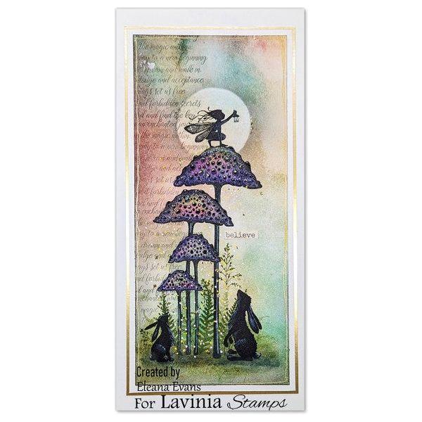 Lavinia Stamps Elfin Cap Cluster Clear Stamp lav877 bunnies