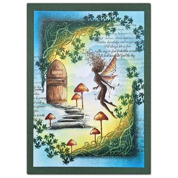 Lavinia Stamps Inner Wooden Door Clear Stamp lav880 fairy