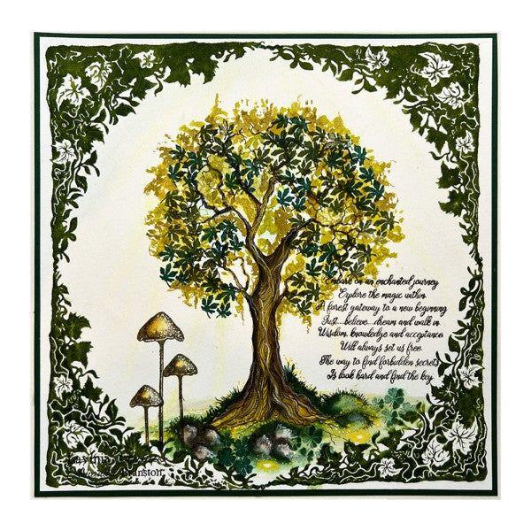 Lavinia Stamps Moss Caps Clear Stamps lav882 tree of life