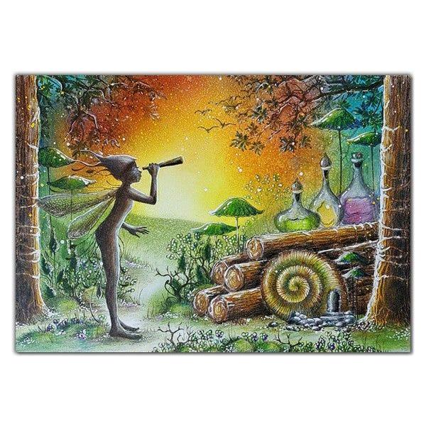 Lavinia Stamps Scout Large Clear Stamp lav858 forest scene