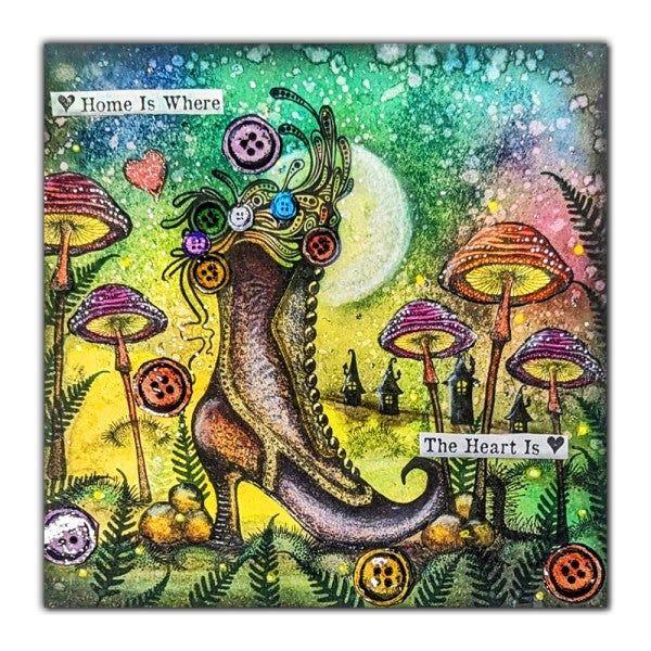 Lavinia Stamps Snailcap Mushrooms Clear Stamps lav852 boot