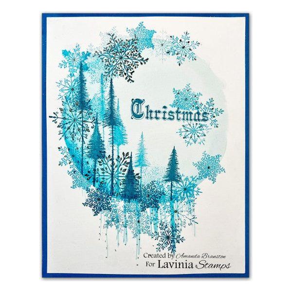 Lavinia Stamps Snowflakes Small Clear Stamps lav843 christmas