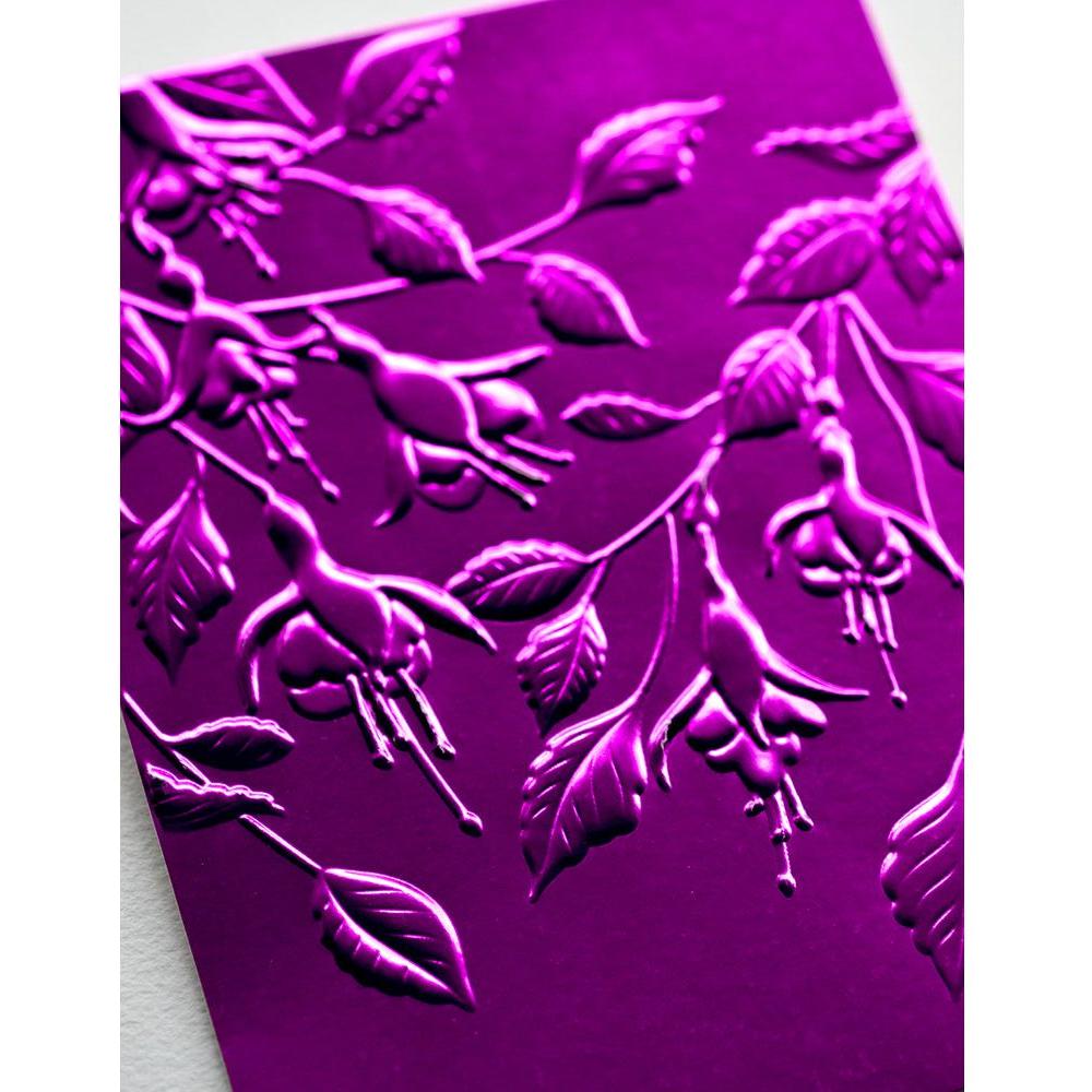 Memory Box Fabulous Fuchsia 3D Embossing Folder and Dies ef1047 metallic