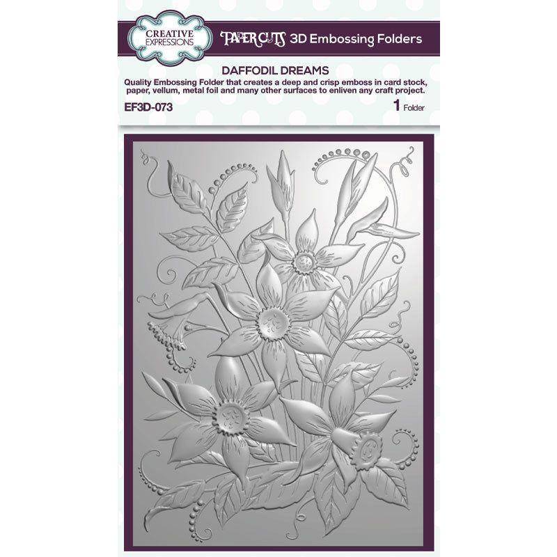 Creative Expressions Daffodil Dreams 3D Embossing Folder ef3d-073