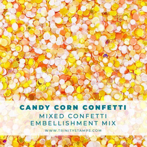 Trinity Stamps Candy Corn Confetti Embellishment Mix emb-0002