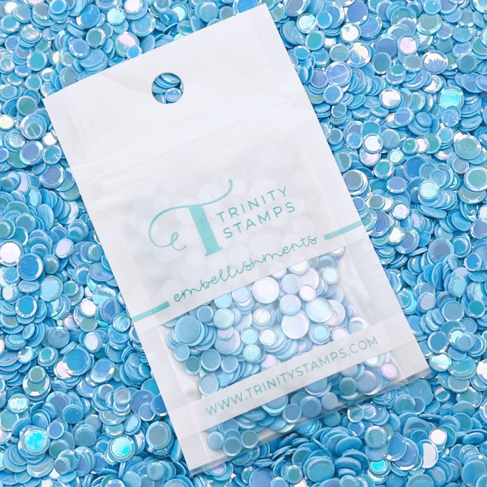 Trinity Stamps Little Boy Blue Opaque Shine Confetti emb-0041 zip top bag