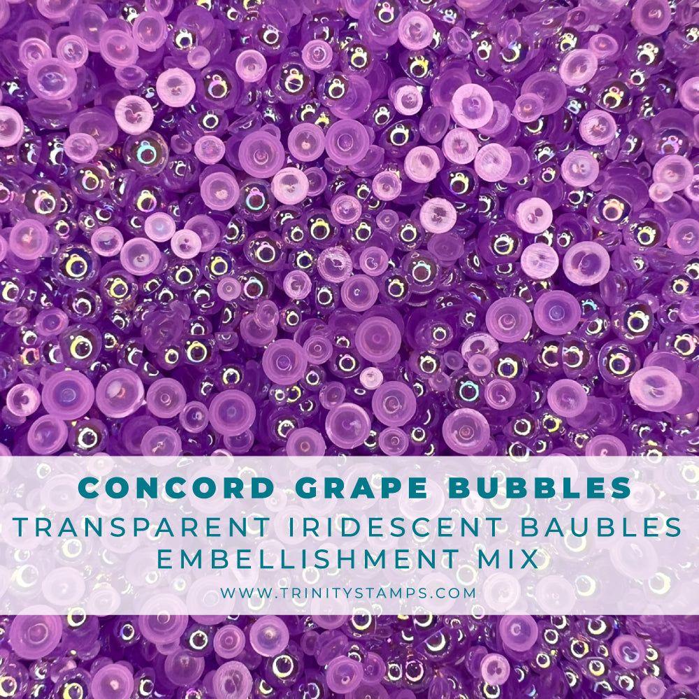 Trinity Stamps Concord Grape Bubbles Embellishment Mix emb-0069