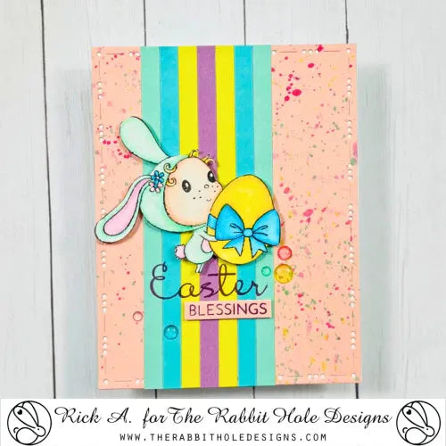 The Rabbit Hole Designs Easter Bunnies Clear Stamps trh-226 easter blessings