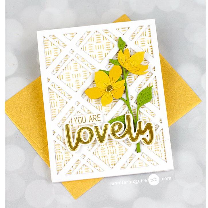 Simon Says Stamp Elegant Blossom Branch Wafer Dies s937 Stamptember Lovely Card | color-code:ALT01