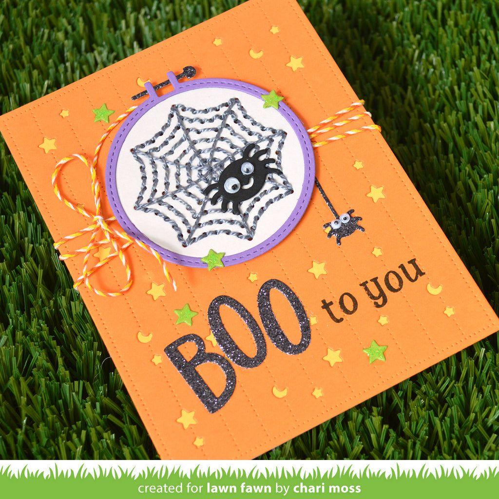 Lawn Fawn Embroidery Hoop Snowflake Add-on Die lf3260 Boo to You