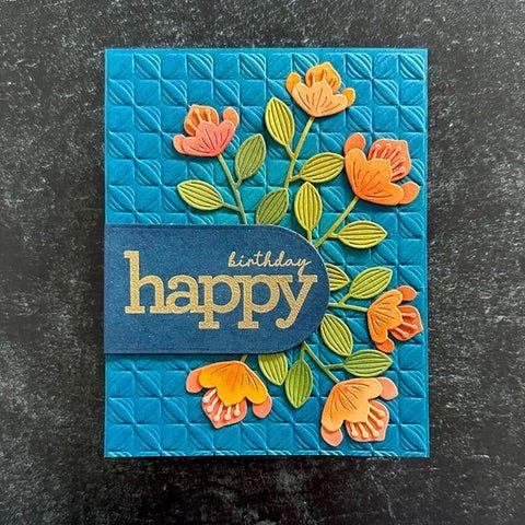 Simon Says Stamp Exotic Blooms Wafer Dies s949 To Love Birthday Card