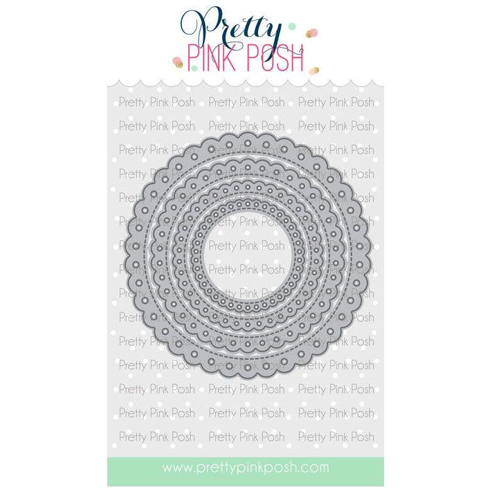 Pretty Pink Posh Eyelet Circles Dies