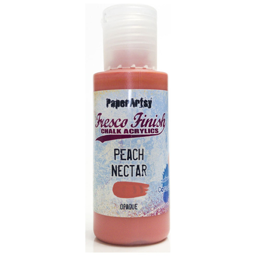 Paper Artsy Fresco Finish PEACH NECTAR Chalk Acrylic Paint 1.69oz ff144*