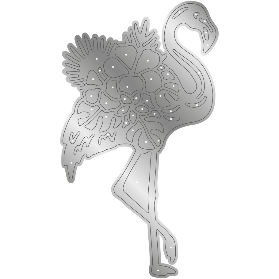 Crafter’s Companion Flamingo Silhouette Die flfl-md-flsi Alternate Image