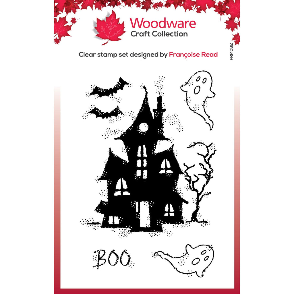 Woodware Craft Collection Haunted Clear Stamps frm082