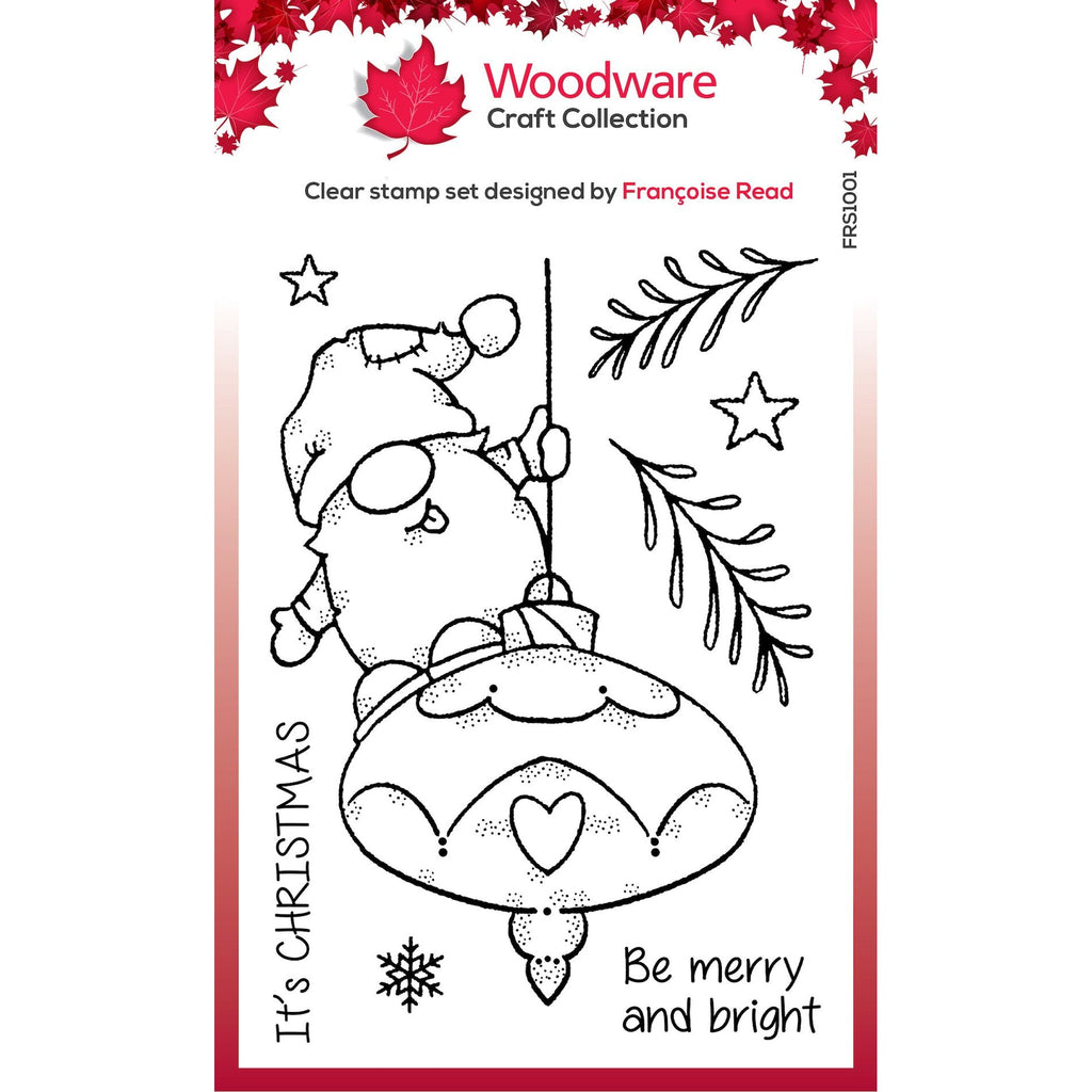 Woodware Craft Collection Funtime Gnome Clear Stamps frs1001