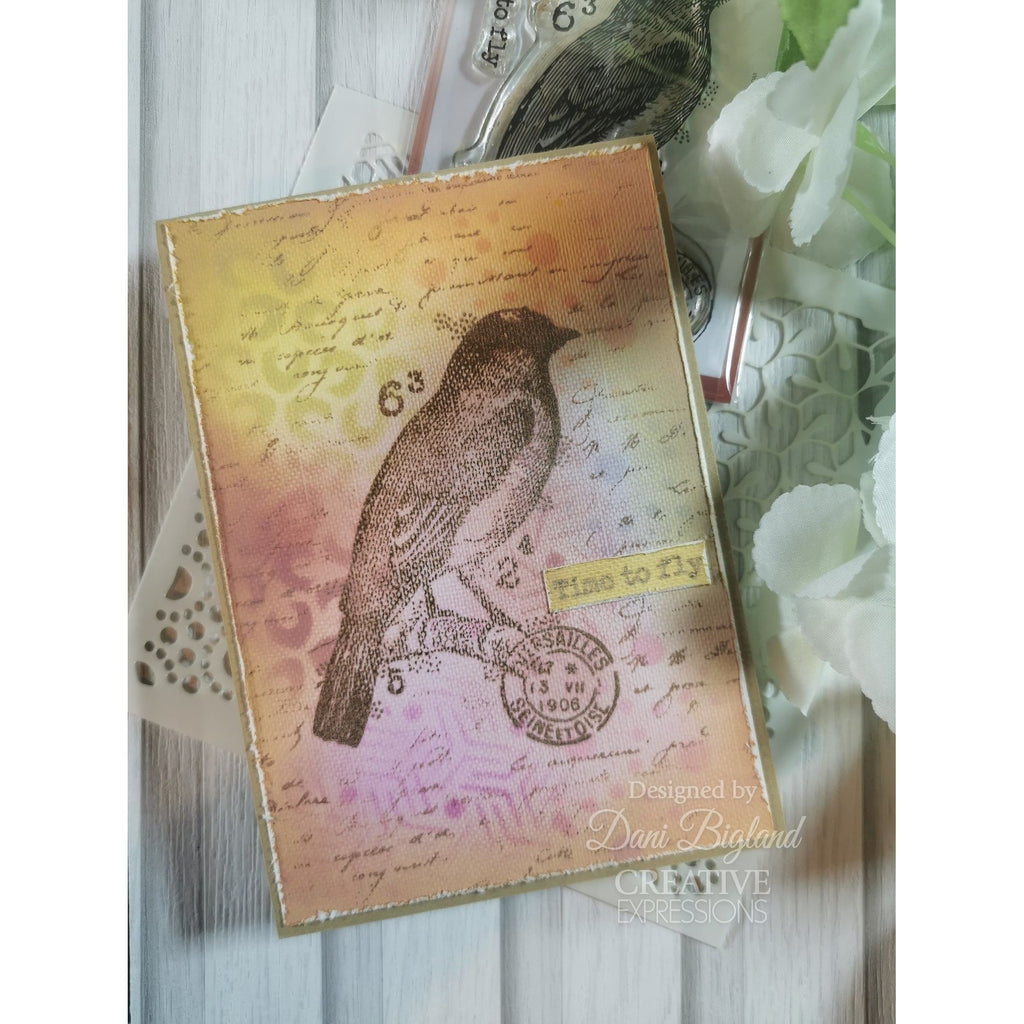 Woodware Craft Collection Kasbah 6x6 Stencil frst083 time to fly