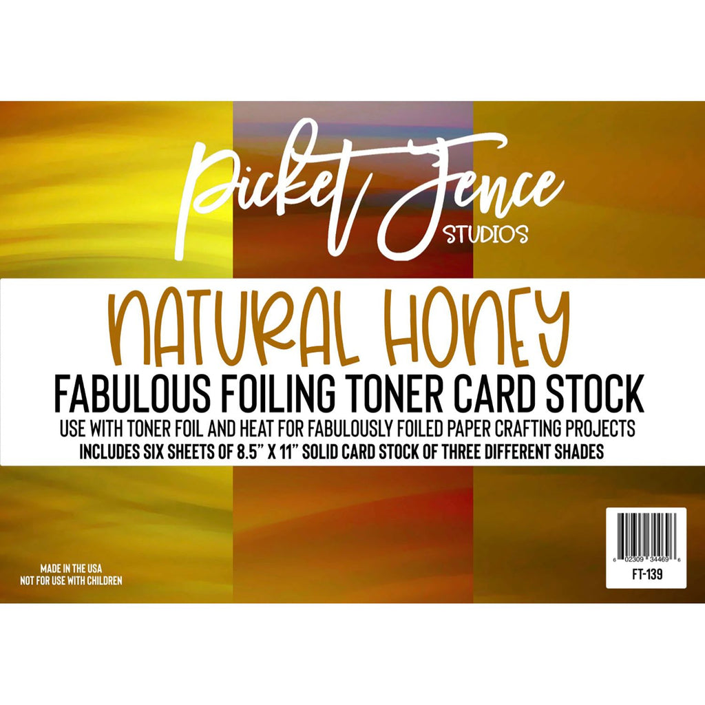 Picket Fence Studios Foiling Toner Card Stock Natural Honey ft-139