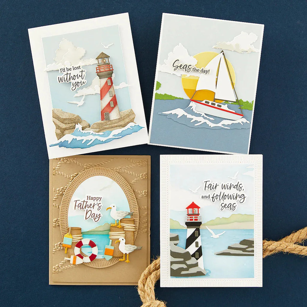 Spellbinders Oh, Buoy! Etched Dies s2-400 ideas