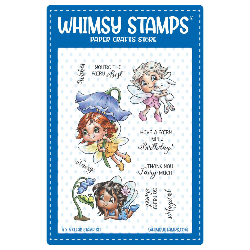 Whimsy Stamps Fairy Wishes Clear Stamps c1229a